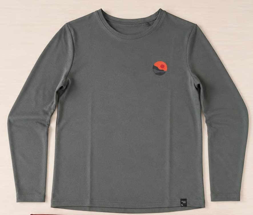 Sprayway men's, ladies and kids tee shirt and ladies vest in 70% polyester / 30% rayon, 160 GSM
