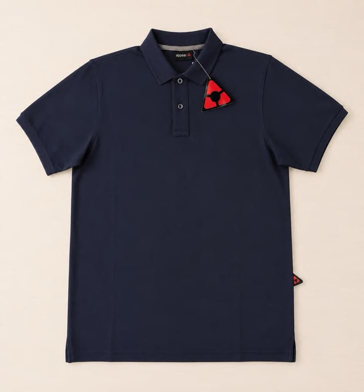 Men's workwear jacket and polo — 100% polyester woven shell and 95% cotton 5% spandex piqué